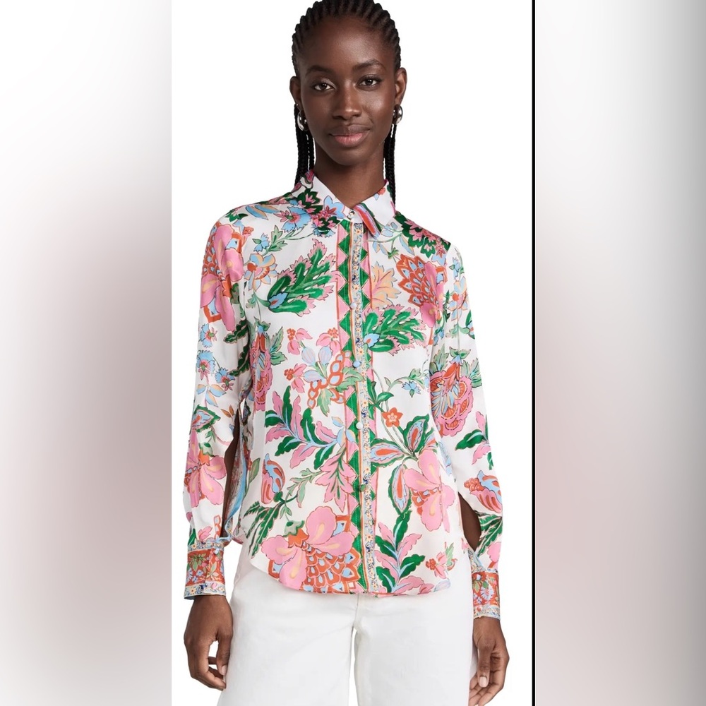 Misa Los Angeles Celine Top Size S NEW Floral Print